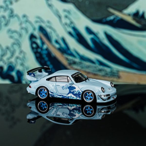 Porsche 993 RWB 1:64 – Kanagawa Edition, model diecast (1/999)