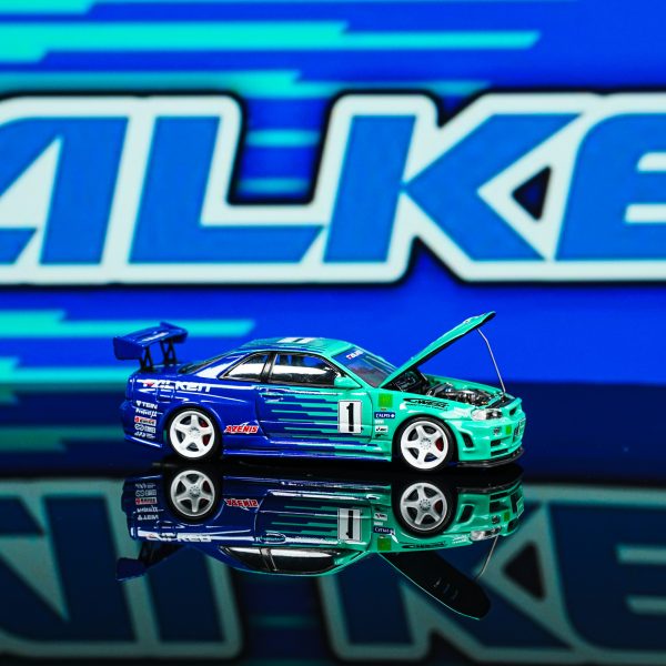 Nissan GTR 34 Falken | Otwierany | 1/999 | 1:64